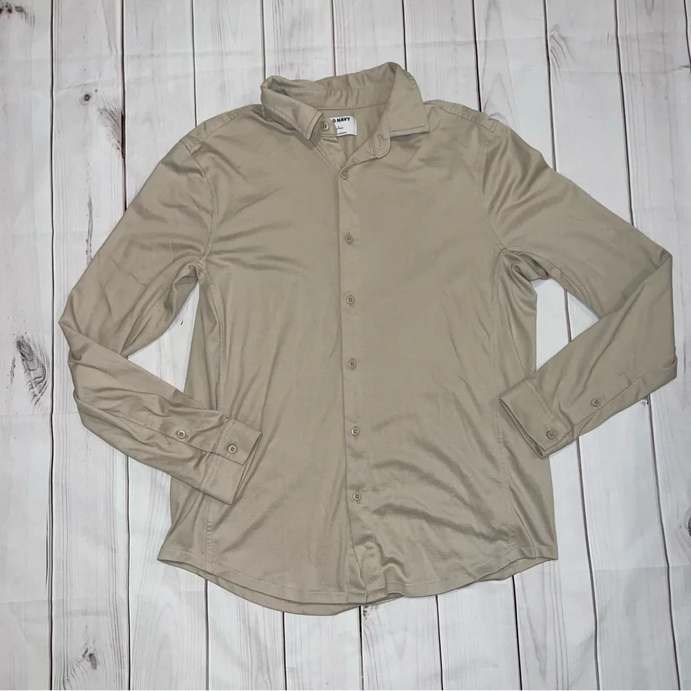 Long Sleeve Casual Button Down - Mens Large - Picture 2 of 9